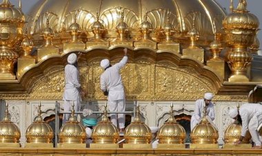 ब्रिटेन के जत्थे ने स्वर्ण मंदिर में शुरू की 'सेवा'