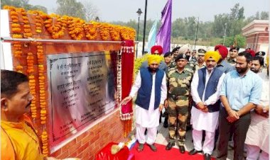 मुख्यमंत्री मान ने राष्ट्रीय शहीद दिवस पर ''बीएसएफ शहीद स्मारक'' का शिलान्यास किया
