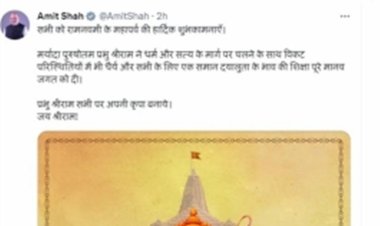 पीएम मोदी, अमित शाह ने लोगों को रामनवमी की बधाई दी