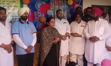 कैबिनेट मंत्री डॉ. बलजीत कौर ने ग्राम चक दुहेवाला में सिलाई प्रशिक्षण केंद्र का उद्घाटन किया