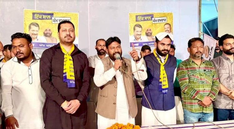 आप जिलाध्यक्ष अमृतपाल ने नॉर्थ हलके में पार्टी प्रत्याशी रिंकू के समर्थन में किया जोरदार प्रचार