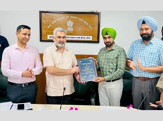 गेहूं खरीद सीजन के दौरान सर्वश्रेष्‍ठ प्रदर्शन के मामले में संगरूर जिला पंजाब में अव्वल रहा