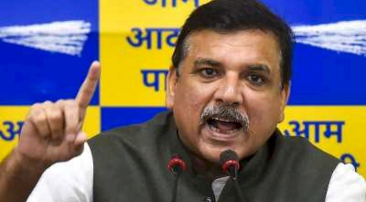 पता चल गया साजिश किसने रची', AAP सांसद संजय सिंह ने केंद्र पर बोला हमला