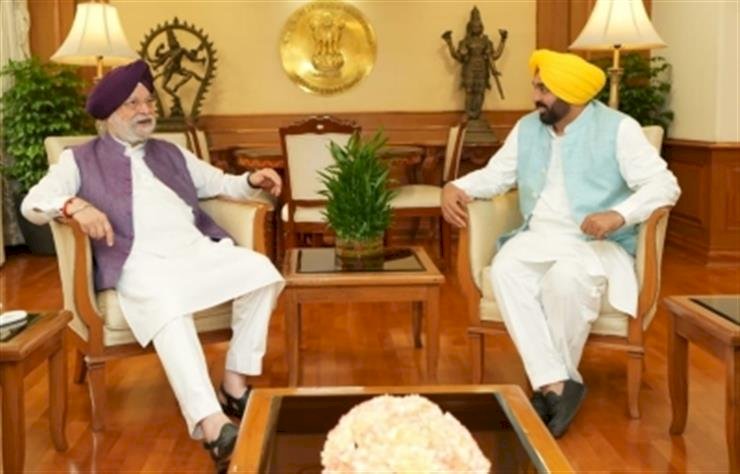 स्मार्ट सिटी परियोजना में मोहाली को शामिल करने के लिए पंजाब मुख्यमंत्री भगवंत मान ने की पैरवी