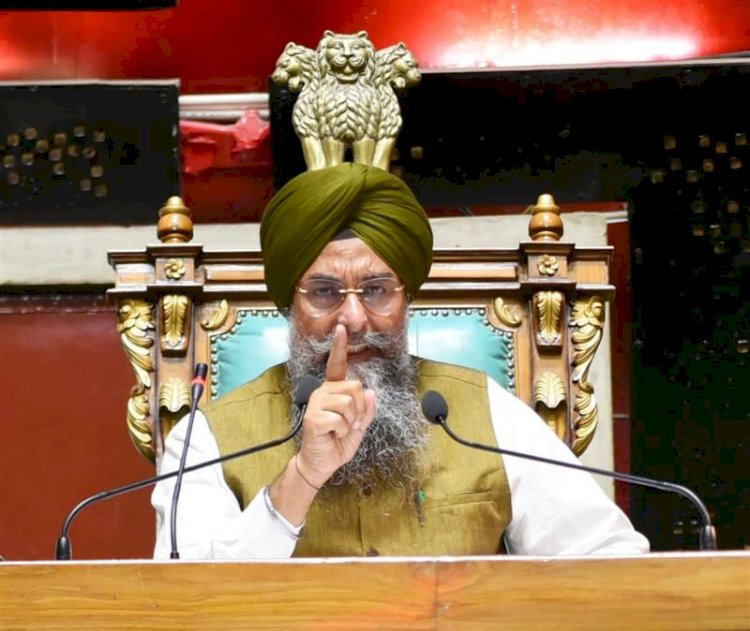 कागज रहित होगी पंजाब विधानसभा : अध्यक्ष कुलतार सिंह संधवान