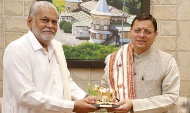 सीएम धामी ने की केंद्रीय मंत्री परुषोत्तम रूपाला से भेंट