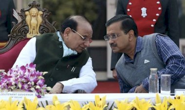 दिल्ली में कानून-व्यवस्था को लेकर आप ने एलजी घेरा