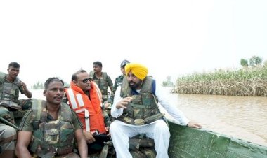 पंजाब बाढ़: अब तक 26672 लोगों को सुरक्षित स्थानों पर पहुंचाया गया