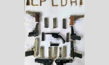 लुधियाना पुलिस ने दो हाई-प्रोफाइल गैंगस्टरों को गिरफ्तार किया, 9 अवैध हथियार जब्त किए