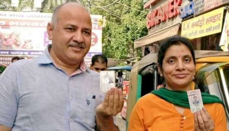 दिल्ली के पूर्व डिप्टी सीएम मनीष सिसोदिया की पत्नी की तबीयत बिगड़ी, अस्पताल में कराया भर्ती