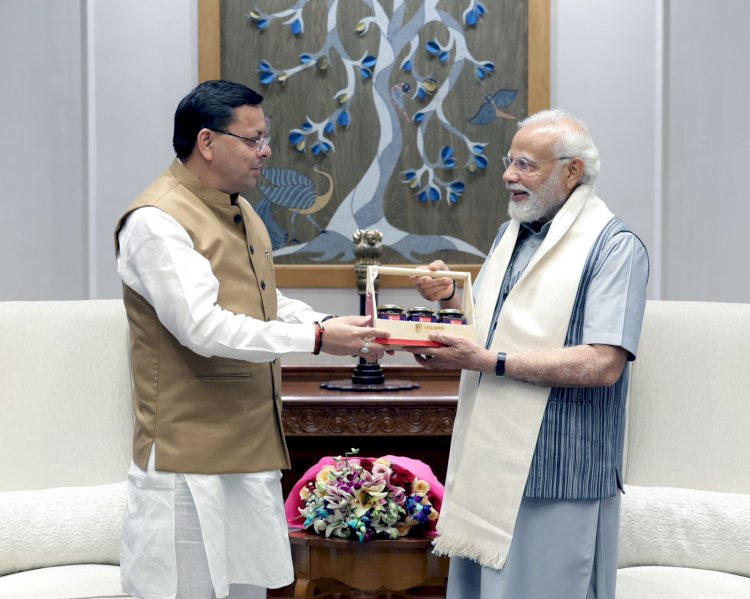 पीएम मोदी से मिले उत्तराखंड के मुख्यमंत्री धामी, देहरादून मेट्रो नियो परियोजना को स्वीकृत करने की की मांग