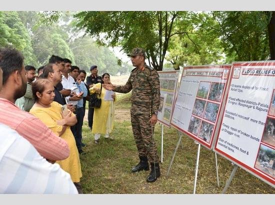 मीडिया को सशस्त्र बलों को मजबूत करने में इंजीनियरिंग और खड़गा सैपर्स की भूमिका से अवगत कराया गया