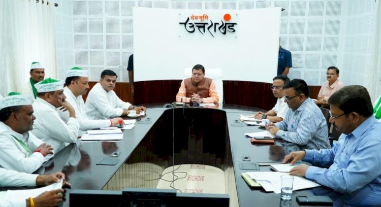 सीएम धामी से मिले किसान नेता, समस्याओं से कराया अवगत