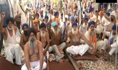 अमृतसर में किसानों का रेल रोको आंदोलन तीसरे दिन भी जारी है