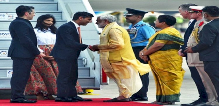 ब्रिटेन के पीएम ऋषि सुनक दिल्ली पहुंचे, अब राष्ट्रपति बाइडेन का इंतजार, पीएम मोदी 15 देशों से करेंगे द्विपक्षीय वार्ता