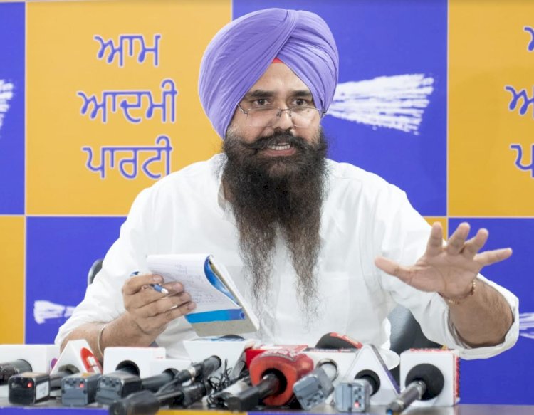 आम आदमी पार्टी की भाजपा को चुनौती - शिक्षा, स्वास्थ्य, रोजगार और कानून व्यवस्था के मुद्दे पर बहस करें जाखड़