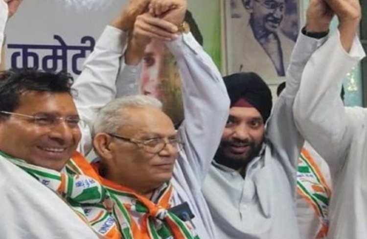दिल्ली में आम आदमी पार्टी के 20 से ज्यादा पदाधिकारी कांग्रेस में शामिल