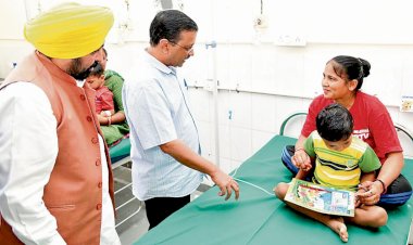 अरविंद केजरीवाल, भगवंत मान ने 550 करोड़ रुपये का मिशन सेहतमंद पंजाब लॉन्च किया