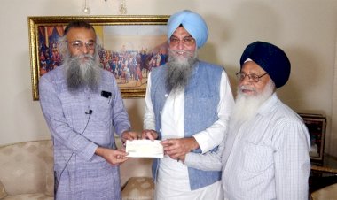 स्पीकर कुलतार संधवां ने पंजाबी यूनिवर्सिटी को दिया 6 लाख रुपये का चेक, इस प्रोजेक्ट में मिलेगी मदद