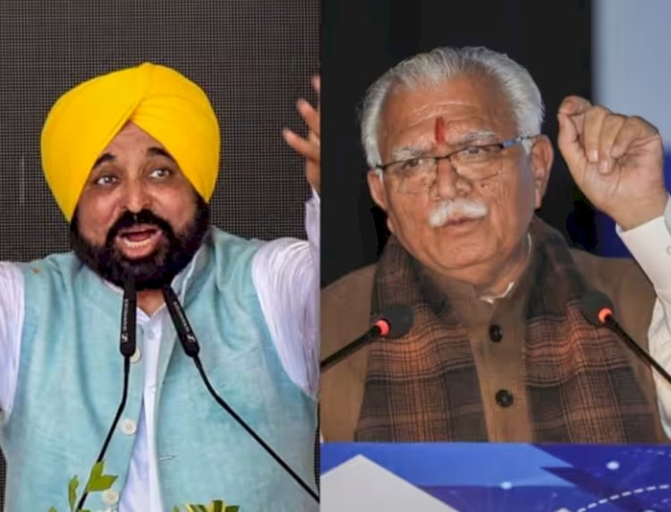 एसवाईएल मुद्दे पर दोहरा रुख अपनाने पर घेरी आप, सीएम मनोहर लाल का पंजाब सरकार पर तीखा हमला