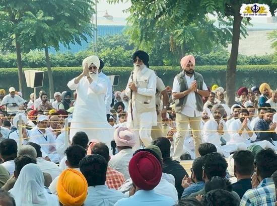 सांसद सिमरनजीत सिंह मान, डेरा राधा स्वामी प्रमुख गुरिंदर सिंह ढिल्लों एक साथ कई जगहों पर सत्संग में शामिल हुए