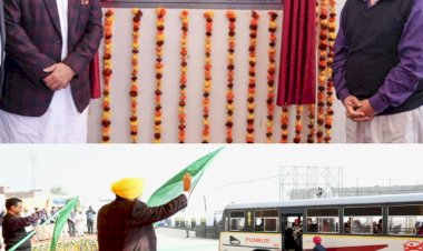 गुरदासपुर वासियों को बाबा बंदा सिंह बहादुर अंतरराज्यीय बस टर्मिनल का तोहफा, सीएम केजरीवाल और सीएम मान ने किया जनता को समर्पित