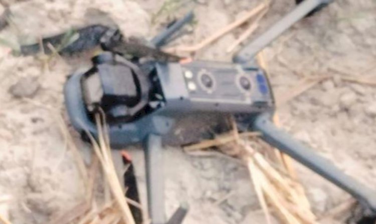 फिरोजपुर भारत-पाक सीमा के पास बीएसएफ ने बरामद किया ड्रोन