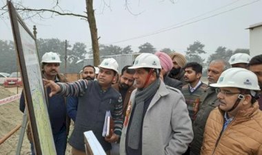 मंत्री ब्रम शंकर जिम्पा ने तलवाड़ा सतही जल परियोजना का दौरा किया