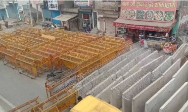 सिंघु बॉर्डर सील,  फ्लाईओवर से गुजर रहे वाहन, किसानों को रोकने की फुल तैयारी