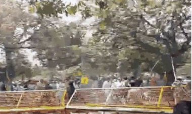  हरियाणा पुलिस-AAP में टकराव:CM के घर का घेराव करने पहुंचे वर्करों पर लाठीचार्ज