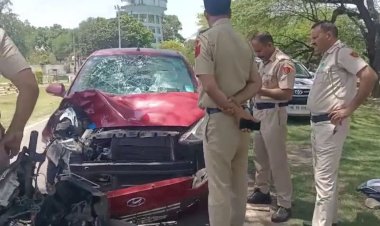 सेना के अधिकारी की निजी गाड़ी और एक्टिवा में टक्कर, दूर तक घसीटती चली गई महिला, अस्पताल में भर्ती