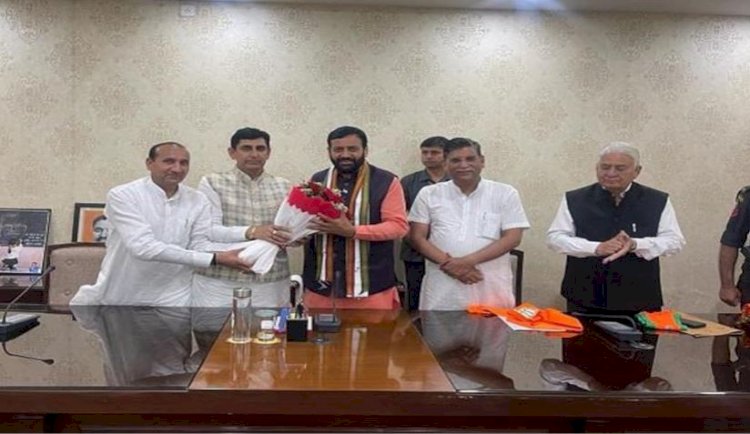 भाजपाई हुए प्रवीण चौधरी, सीएम नायब सैनी ने पार्टी में कराया शामिल