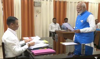 पीएम मोदी ने वाराणसी से भरा नामांकन, देखिए कौन-कौन नेता पहुंचे ?