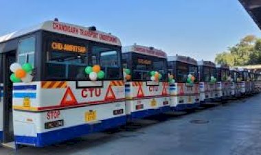 Chandigarh News: चंडीगढ़ सीटीयू में जुड़ीं 60 नई बसें, यात्रियों को होगा बड़ा फायदा