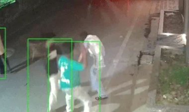 जिम के बाहर युवक को घेरकर हमलावरों ने किया हमला, cctv फुटेज आया सामने