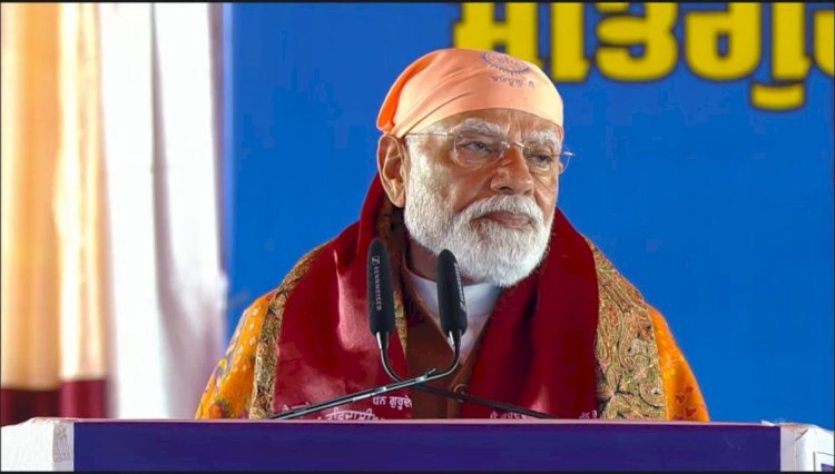 सचखंड बल्लां से पीएम मोदी के शब्द - "श्री गुरु रविदास जी की शिक्षाओं ने समाज में एक नई चेतना पैदा की है"