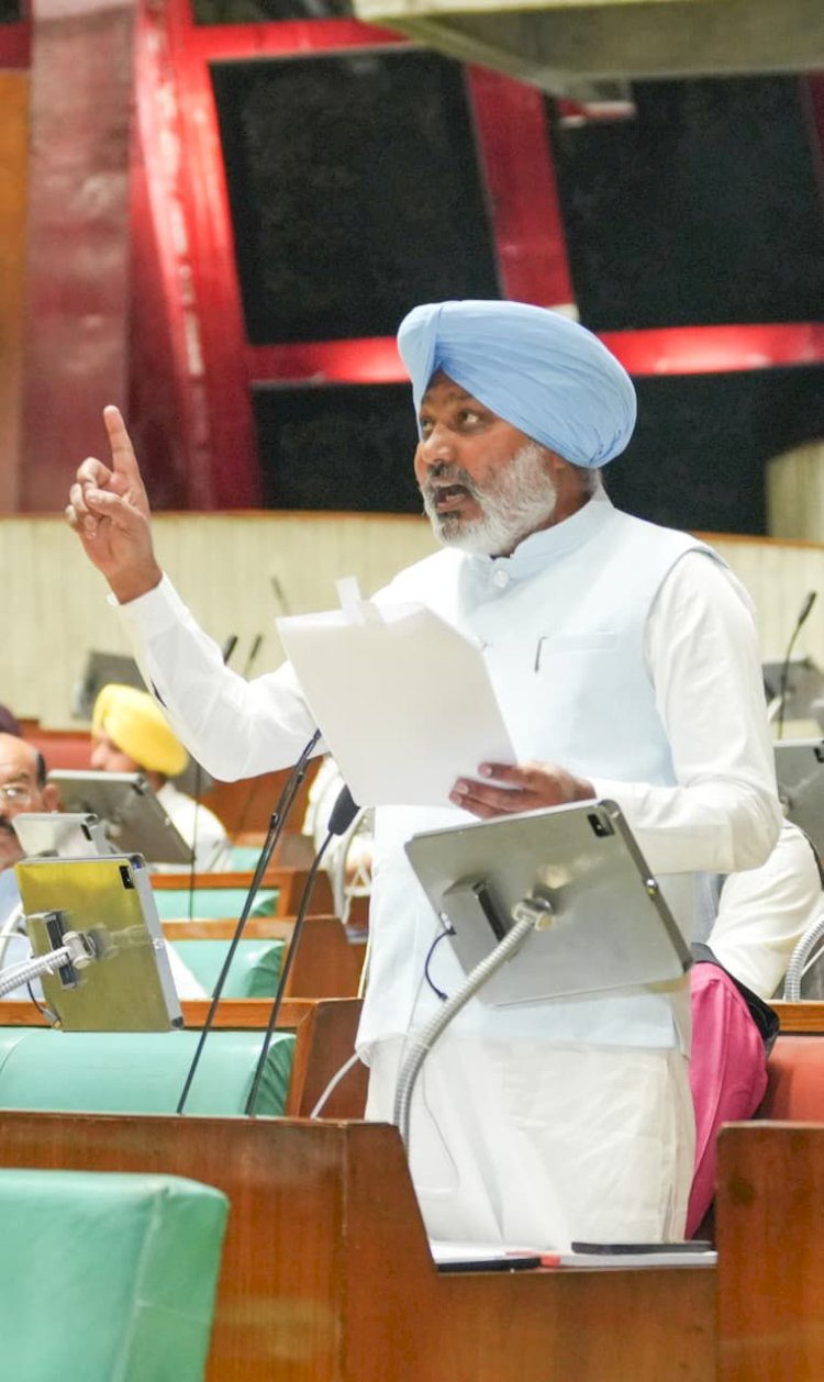 भगवंत मान सरकार द्वारा पंजाब की की गई प्रगति बर्दाश्त न होने के कारण विपक्ष ने विधानसभा से वॉकआउट किया: हरपाल सिंह चीमा