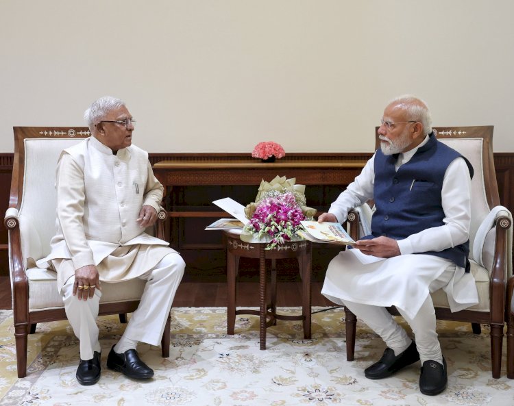 मध्य प्रदेश के राज्यपाल ने प्रधानमंत्री से मुलाकात की