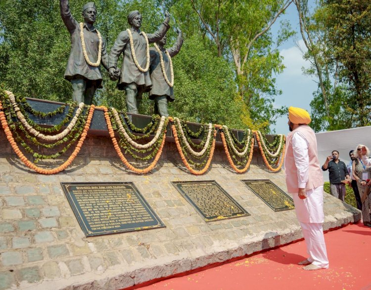 शहीद-ए-आज़म भगत सिंह, राजगुरु और सुखदेव को ‘भारत रत्न’ दिए जाने की मांग की थी, पर भाजपा सरकार ने नहीं मानी: मुख्यमंत्री भगवंत सिंह मान