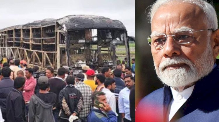 प्रधानमंत्री नरेन्‍द्र मोदी ने आंध्र प्रदेश के कुरनूल जिले में हुई दुर्घटना पर दुख व्यक्त किया