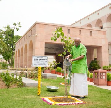 उपराष्ट्रपति सीपी राधाकृष्णन ने विश्व पर्यावरण दिवस पर सभी से 'एक पेड़ मां के नाम' अभियान में शामिल होने की अपील की
