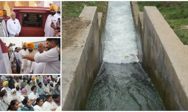 कैबिनेट मंत्री बरिंदर कुमार गोयल और तरुनप्रीत सिंह सौंद ने खन्ना में 70.52 करोड़ रुपये की लागत से पूर्ण हुए सिंचाई परियोजनाओं का किया उद्घाटन