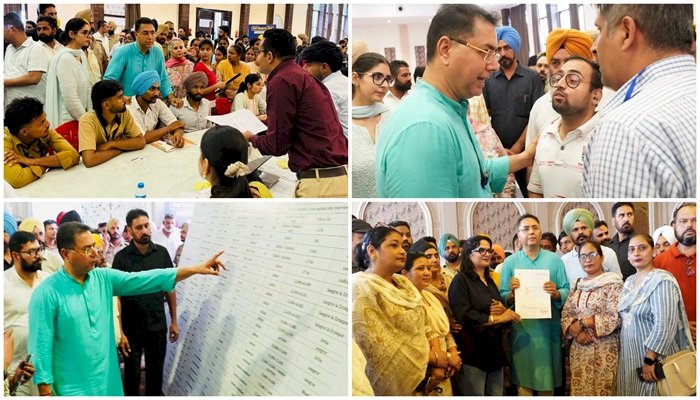 सुनाम में मेगा रोजगार मेले में 562 युवाओं का नौकरियों के लिए चयन; विभिन्न कंपनियों ने 618 युवाओं को किया शॉर्टलिस्ट: अमन अरोड़ा