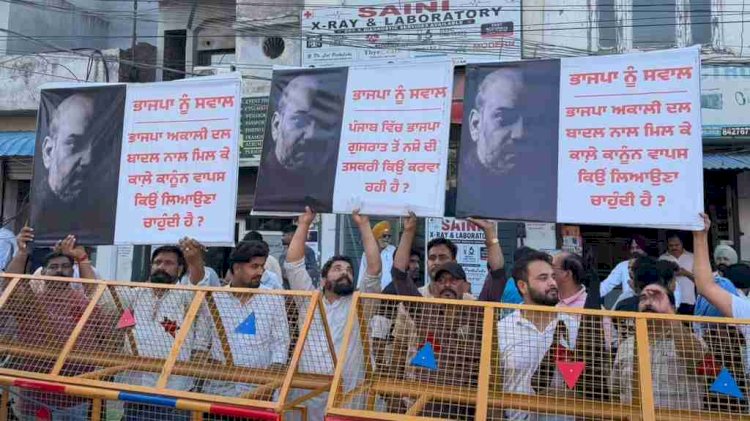 AAP कार्यकर्ताओं ने ‘नशा मुक्त पंजाब यात्रा’ पर भाजपा से नशों, पंजाब के पानी और अकाली दल (बादल) के साथ गठबंधन से पूछे 3 सवाल